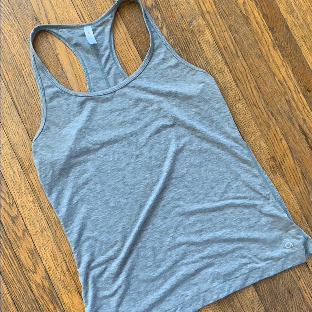 Gapfit Exercise Tank Top, Gray, Medium